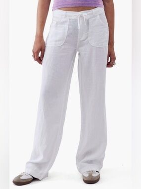 BDG Urban Outfitters Straight Leg Linen Pants